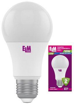 Лампа ELM LED B60 12W E27 4000K 18-0063 00-012314 фото