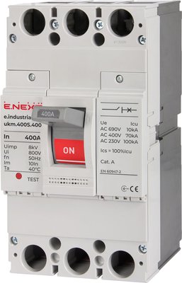 Автоматичний вимикач e.industrial.ukm.400S.400, 3р, 400А E.NEXT 00-020491 фото