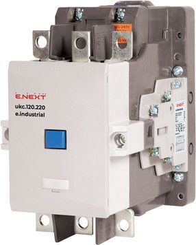 Контактор e.industrial.ukc.120.220, 120A, 220B, 1NO+1NC E.NEXT 00-022391 фото