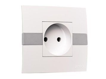 Розетка 1-а. без з/к (біла) ECO 101-010106-116 00-014702 фото