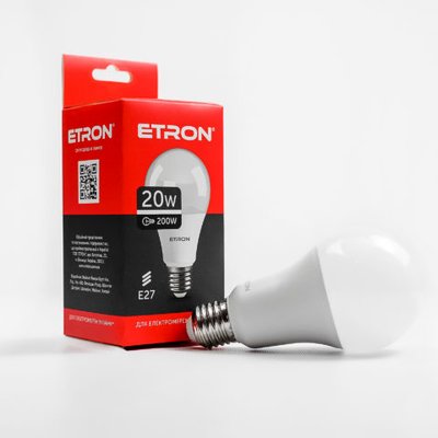 Лампа LED A70 20W 4200K 220V E27 1-ELP-002 ETRON Light Power 00-017512 фото