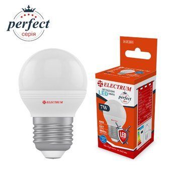 Лампа EL LED D45 7W E27 4000K A-LB-1865 сфера 00-015367 фото