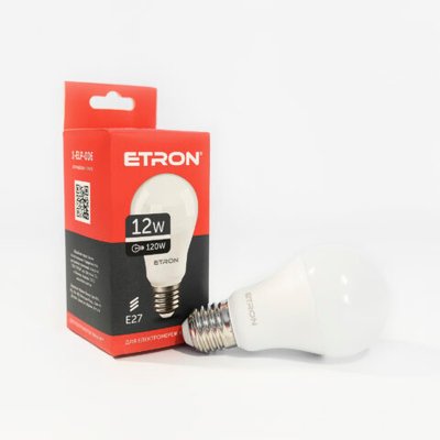 Лампа LED A60 12W 4200K 220V E27 1-ELP-006 ETRON Light Power 00-017516 фото