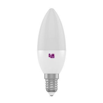 Лампа ELM LED C37 7W E14 4000K 18-0110 свічка 00-012733 фото