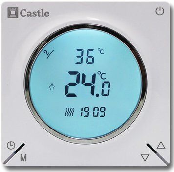 Терморегулятор програмований AC829H WiFi Білий Castle 00-024720 фото