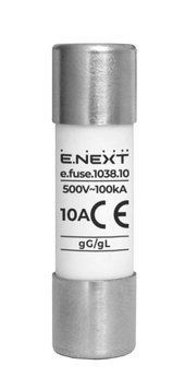 Запобіжник e.fuse.1038.10, типорозмір 10х38, 10А E.NEXT 00-021971 фото