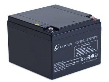 Акум. батарея LUXEON LX12-26MG 12V 26Ah 00-004772 фото