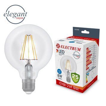 Лампа EL LED D95 8W E27 4000K A-LG-1426 00-014805 фото