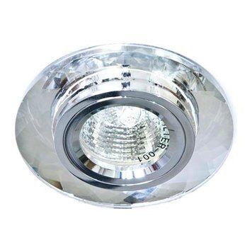 хххСвітильник точковий 8050-2/(CD273) MR-16 50W срібло-срібло Ferron 00-014751 фото