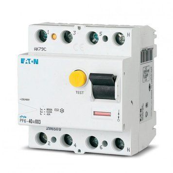 Диференційне реле PF6-40/4/30mA EATON 00-008566 фото