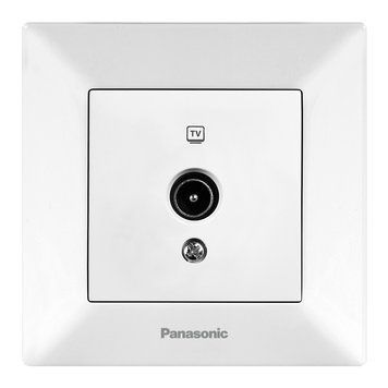 Розетка TV (біла) Arkedia Slim Panasonic 00-016633 фото