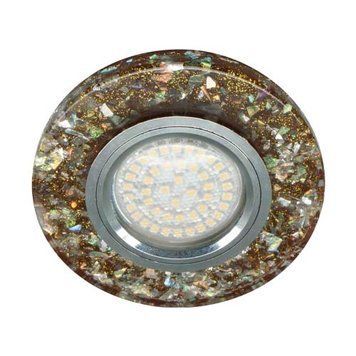 хххСвітильник точковий 8585-2 MR-16 чорний золото срібло з LED підсв.SMD2835 Ferron 00-010534 фото