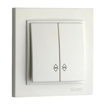 Вимикач 2-кл. прохідний (білий) DESPINA 102-190023-111 00-015470 фото