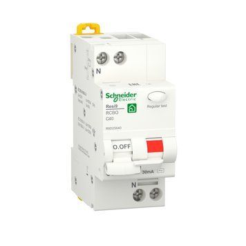 Диференцій автоматичний вимикач RESI9 6kA 1P+N 40А C 30mA Schneider 00-020063 фото