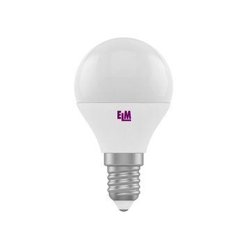 Лампа ELM LED D45 7W E14 4000K 18-0114 сфера 00-012737 фото