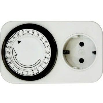 Розетка з таймером TM12/61921 3500W/16А (добова) FERON 00-008869 фото