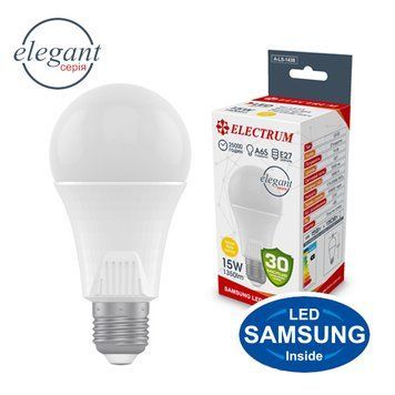 Лампа EL LED A65 15W E27 3000K A-LS-1438 Elegant 00-013689 фото