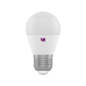 Лампа ELM LED D45 7W E27 4000K 18-0163 сфера 00-013747 фото