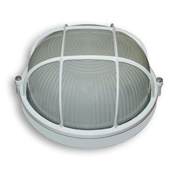 Світильник скло-метал МС-1051 60/75W, E27, IP54, 175х90мм, білий Ecostrum 00-017584 фото