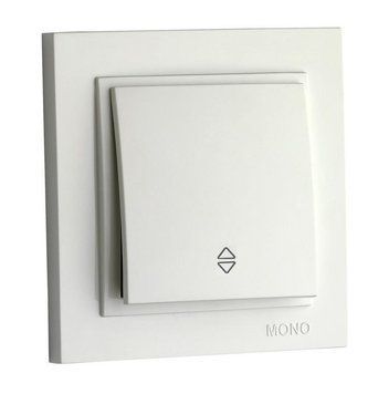 Вимикач 1-кл. прохідний (білий) DESPINA 102-190025-109 00-014670 фото