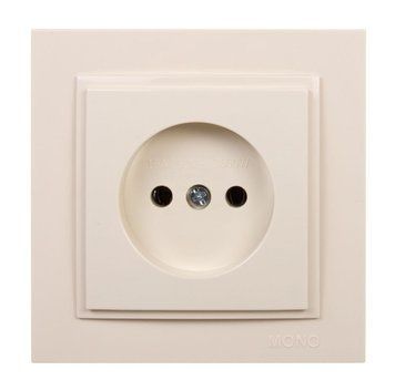 Розетка 1-а без з/к (крем) DESPINA 102-170022-116 00-014647 фото