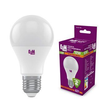 Лампа ELM LED B60 12W E27 3000K 18-0178 00-014730 фото