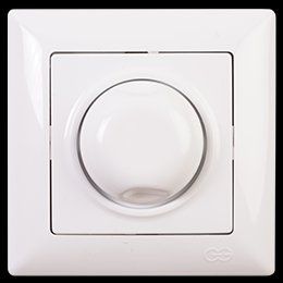 Світлорегулятор 1000W білий VISAGE 00-008935 фото
