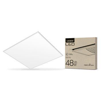 Панель LED 48W 6000K 220V матова (VL-Pb486W) VIDEX 00-022689 фото